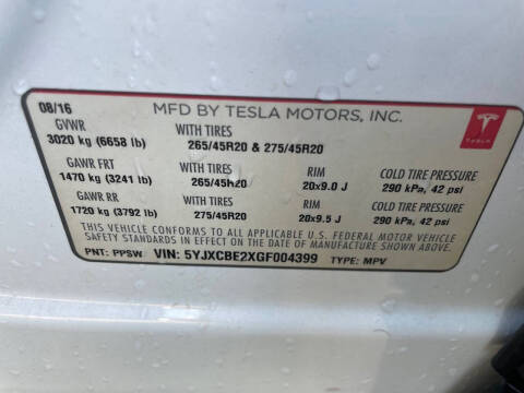 2016 Tesla Model X 90D