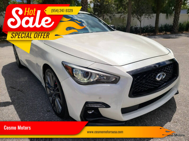 2020 Infiniti Q50 for sale at Cosmo Motors in Pompano Beach FL