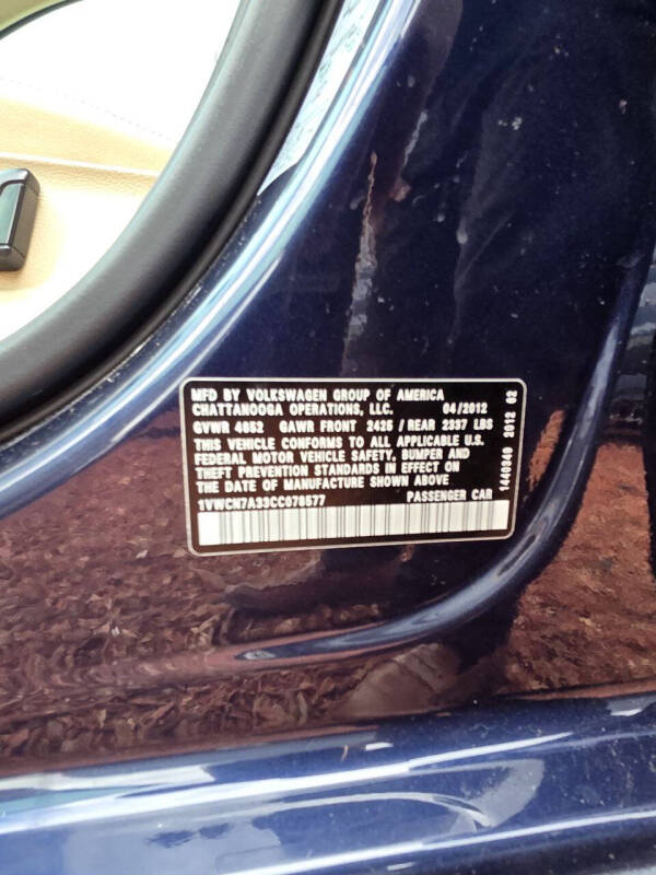 2012 Volkswagen Passat TDI SEL Premium