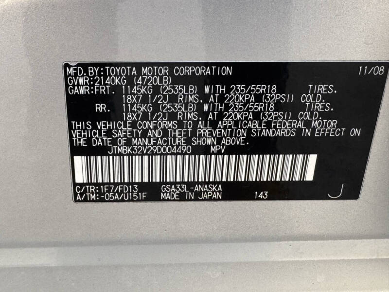 2009 Toyota RAV4 Sport