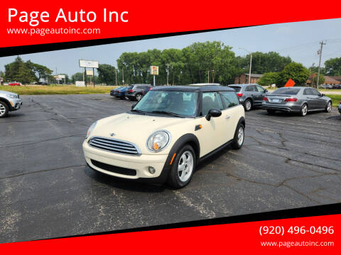 2010 MINI Cooper Clubman for sale at Page Auto Inc in Green Bay WI