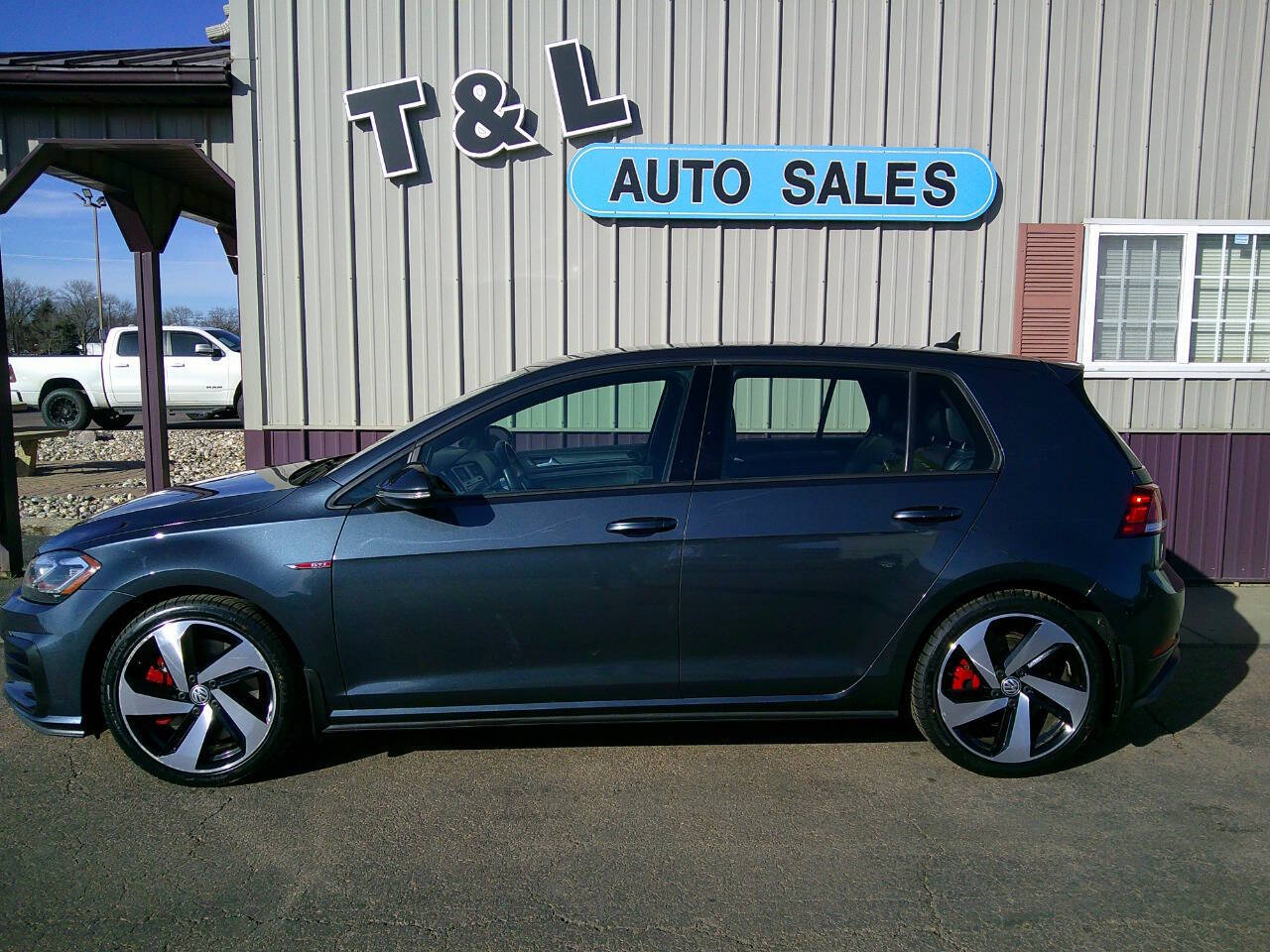 Gray 2019 Volkswagen Golf GTI S S 4dr Hatchback 6M 2