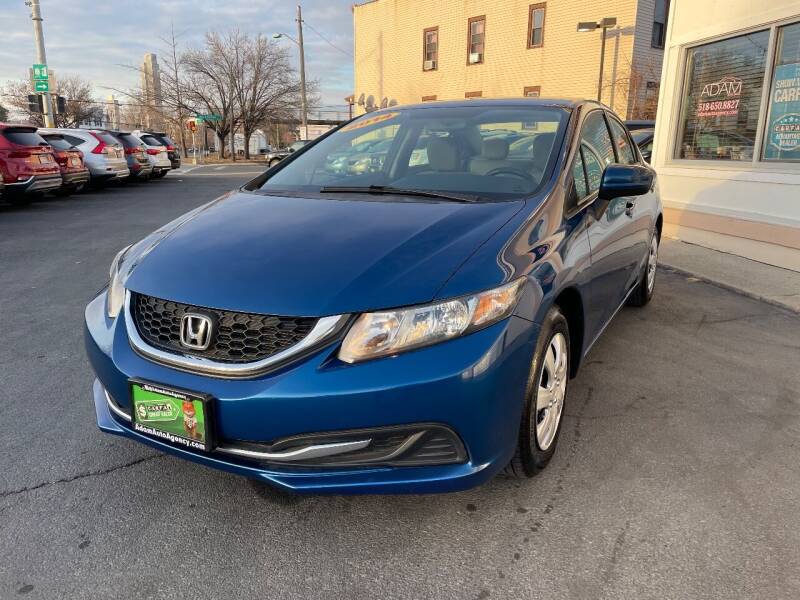 2014 Honda Civic for sale at ADAM AUTO AGENCY in Rensselaer NY