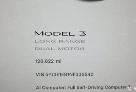 2022 Tesla Model 3 Long Range