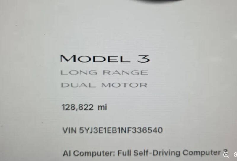 2022 Tesla Model 3 Long Range