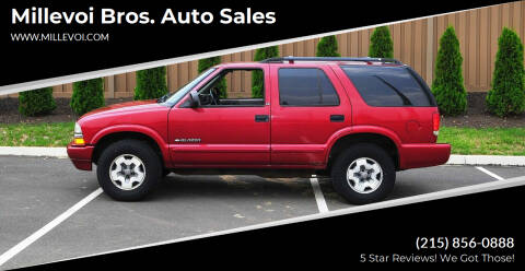 2002 Chevrolet Blazer for sale at Millevoi Bros. Auto Sales in Philadelphia PA