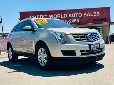 2013 Cadillac SRX for sale at Credit World Auto Sales in Fresno CA