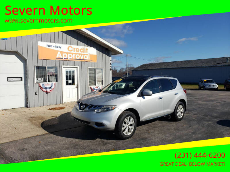 2012 Nissan Murano for sale at Severn Motors in Cadillac MI
