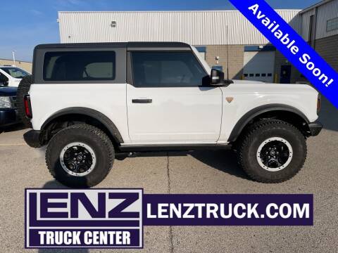 2021 Ford Bronco for sale at LENZ TRUCK CENTER in Fond Du Lac WI