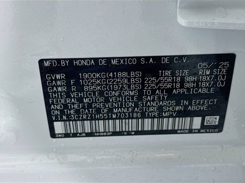 2026 Honda HR-V Sport