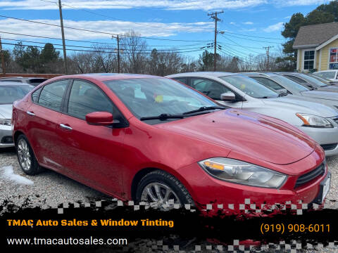 2013 Dodge Dart for sale at TMAC Auto Sales & Window Tinting in Durham NC