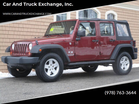 2008 Jeep Wrangler Unlimited for sale at Car and Truck Exchange, Inc. in Rowley MA