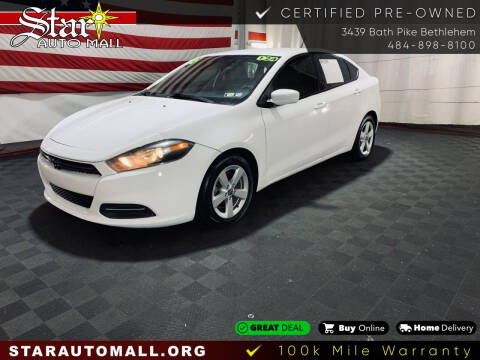 2015 Dodge Dart for sale at STAR AUTO MALL 512 in Bethlehem PA