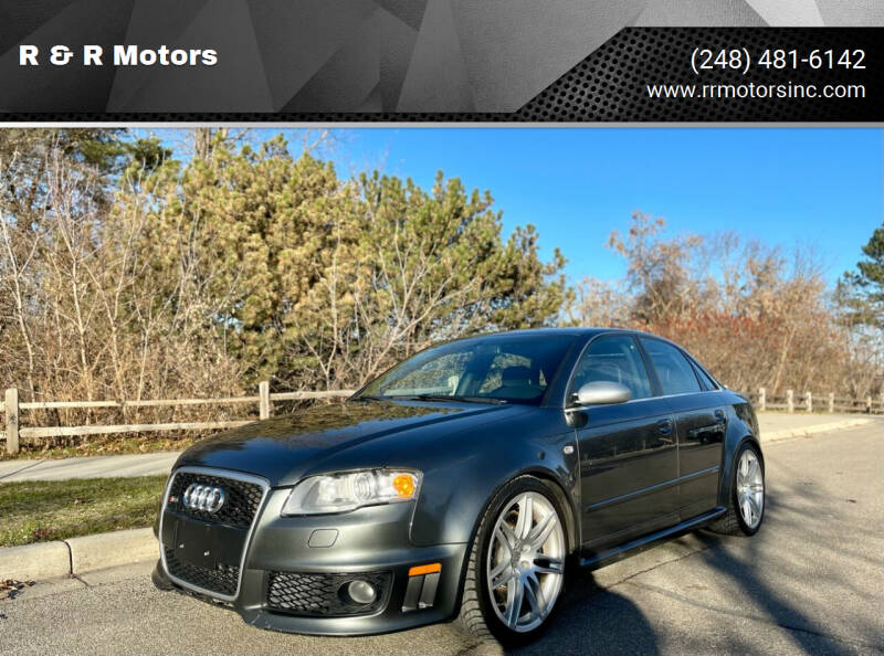 2007 Audi RS 4 for sale at R & R Motors in Waterford MI