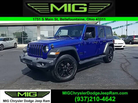 2020 Jeep Wrangler Unlimited for sale at MIG Chrysler Dodge Jeep Ram in Bellefontaine OH