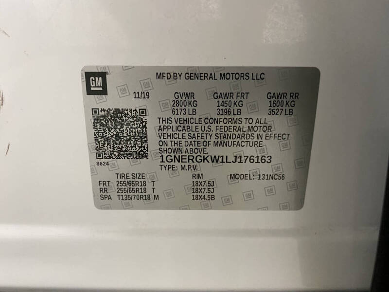 2020 Chevrolet Traverse LT Cloth