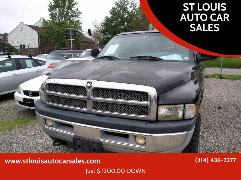 2001 Dodge Ram Pickup 1500 for sale at ST LOUIS AUTO CAR SALES in Saint Louis MO