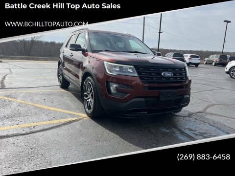 2016 Ford Explorer for sale at Battle Creek Hill Top Auto Sales in Battle Creek MI