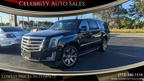 2016 Cadillac Escalade ESV for sale at Celebrity Auto Sales in Fort Pierce FL