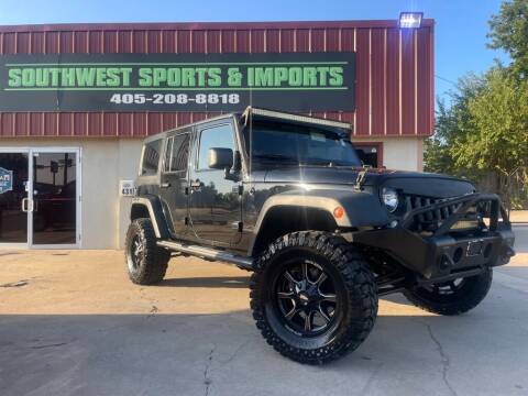 2014 Jeep Wrangler Unlimited for sale at Southwest Car Sales in Oklahoma City OK