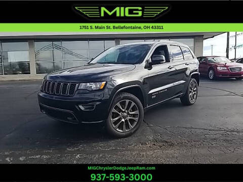 2016 Jeep Grand Cherokee for sale at MIG Chrysler Dodge Jeep Ram in Bellefontaine OH