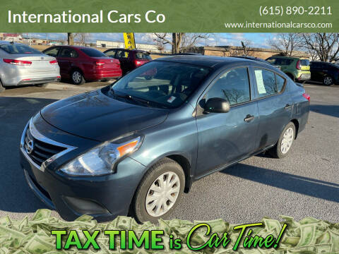 2015 Nissan Versa for sale at International Cars Co in Murfreesboro TN