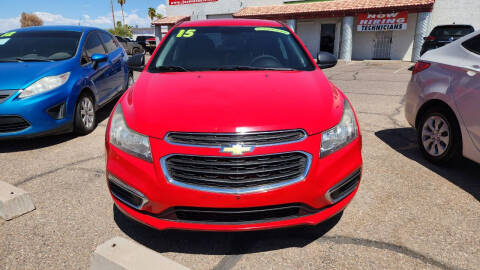 2015 Chevrolet Cruze for sale at JJ's Adobe Auto Inc in Casa Grande AZ