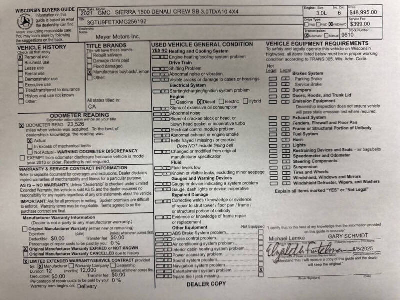 2021 GMC Sierra 1500