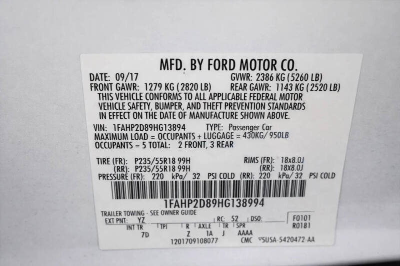 2017 Ford Taurus SE