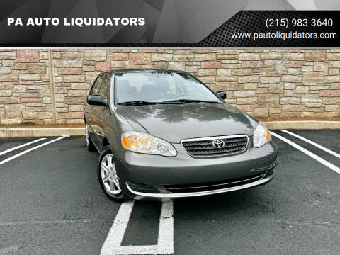 2005 Toyota Corolla for sale at PA AUTO LIQUIDATORS in Huntingdon Valley PA