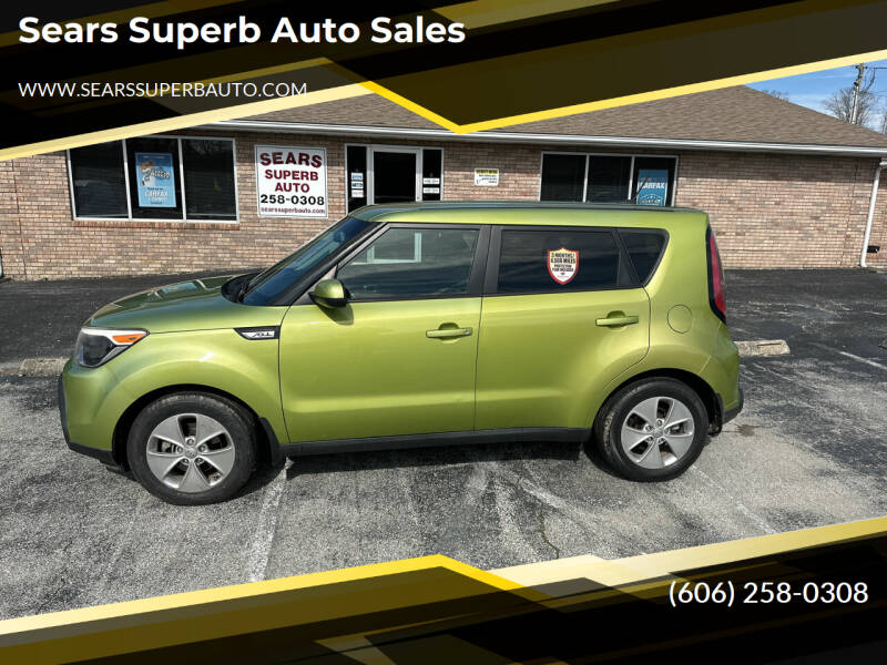 2016 Kia Soul for sale at Sears Superb Auto Sales in Corbin KY