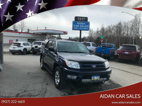 2004 Toyota 4Runner for sale at AIDAN CAR SALES in Anchorage AK