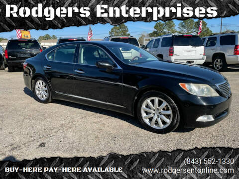 2008 Lexus LS 460 for sale at Rodgers Enterprises in North Charleston SC