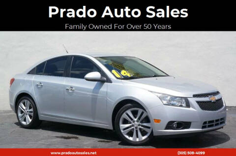 2014 Chevrolet Cruze for sale at Prado Auto Sales in Miami FL