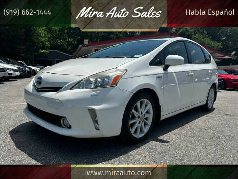 2012 Toyota Prius v for sale at Mira Auto Sales in Raleigh NC