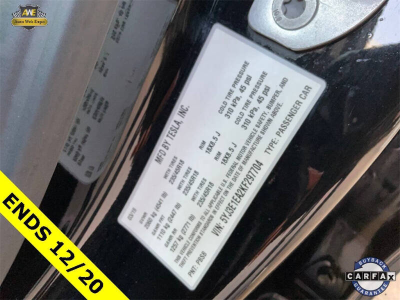 2019 Tesla Model 3 Standard Range Plus