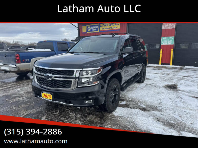 2018 Chevrolet Tahoe for sale at Latham Auto LLC in Ogdensburg NY