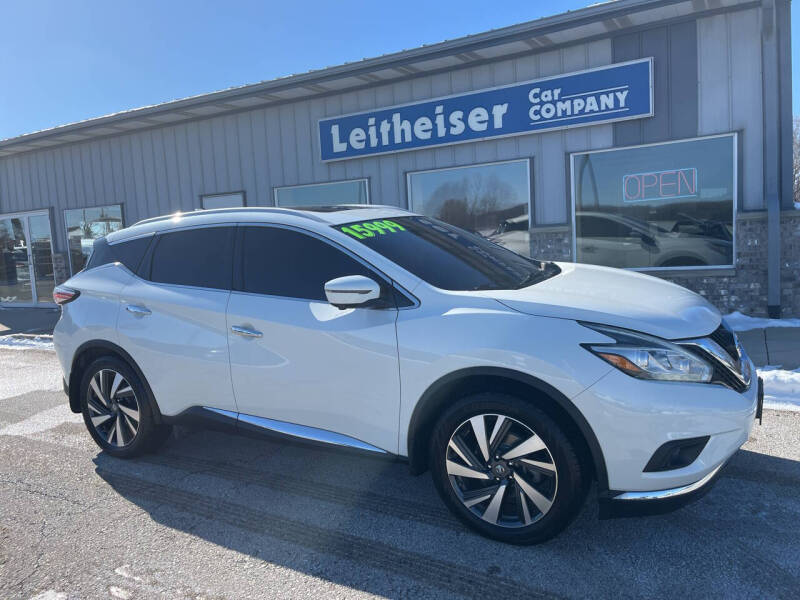 2017 Nissan Murano for sale at Leitheiser Car Company in West Bend WI