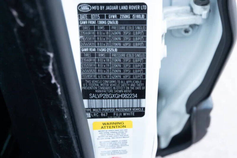 2016 Land Rover Range Rover Evoque SE Premium