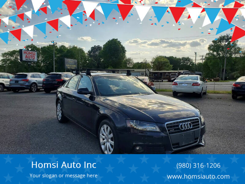 2011 Audi A4 for sale at Homsi Auto Inc in Kannapolis NC