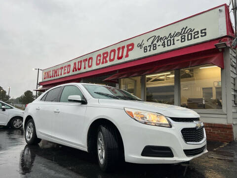 2016 Chevrolet Malibu Limited for sale at Unlimited Auto Group of Marietta in Marietta GA