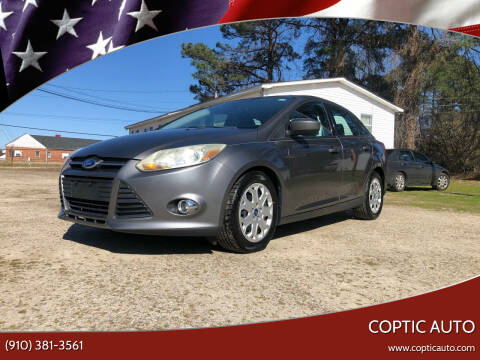 2012 Ford Focus for sale at Coptic Auto in Wilson NC