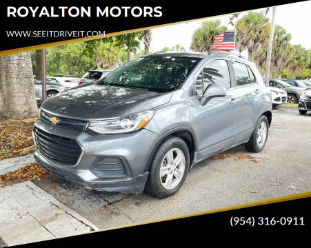 2019 Chevrolet Trax for sale at ROYALTON MOTORS in Plantation FL