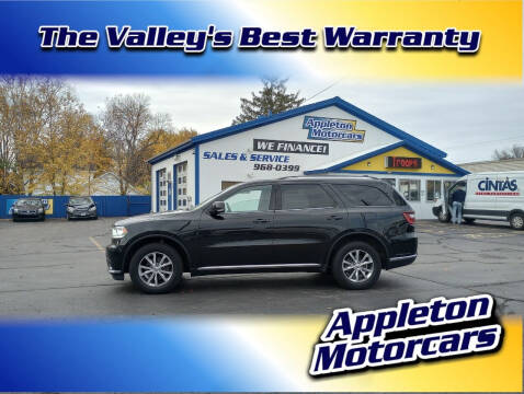 2016 Dodge Durango for sale at Appleton Motorcars Sales & Service in Appleton WI