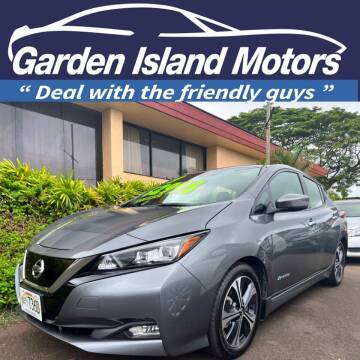 2019 Nissan LEAF for sale at Garden Island Auto Sales in Lihue HI