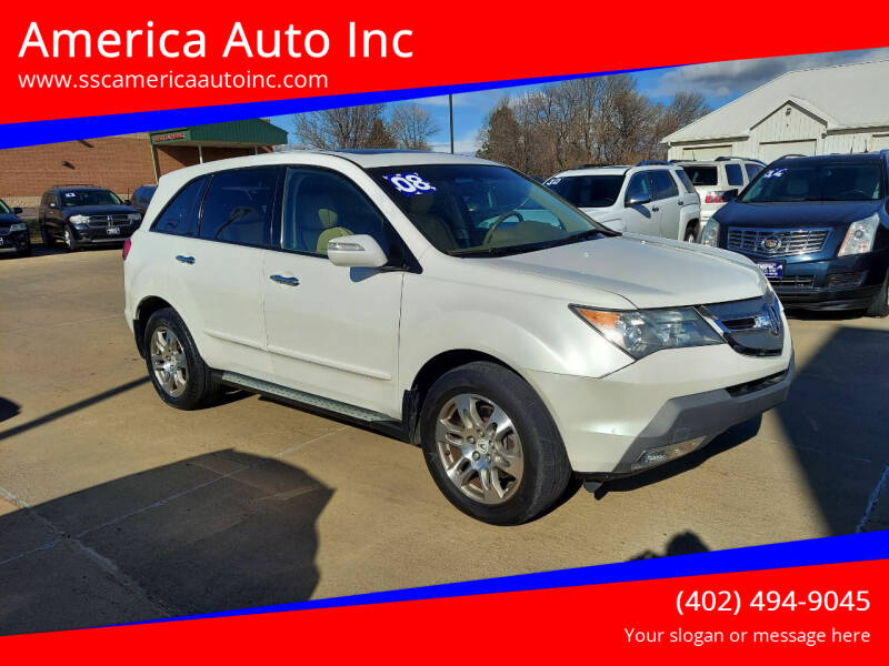 2008 Acura MDX for sale at America Auto Inc in South Sioux City NE
