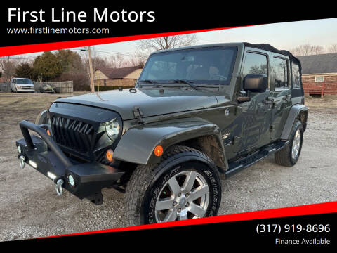 2015 Jeep Wrangler Unlimited for sale at First Line Motors in Jamestown IN