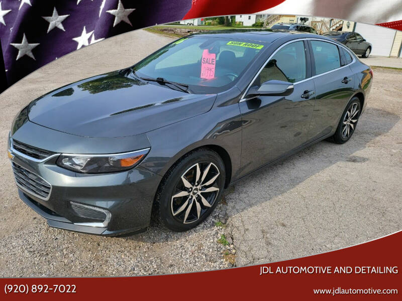 2016 Chevrolet Malibu for sale at JDL Automotive and Detailing in Plymouth WI