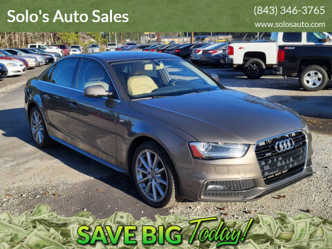 2015 Audi A4 for sale at Solo's Auto Sales in Timmonsville SC
