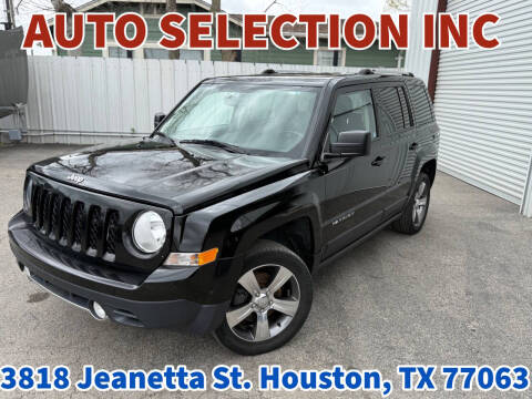 2017 Jeep Patriot for sale at Auto Selection Inc. in Houston TX